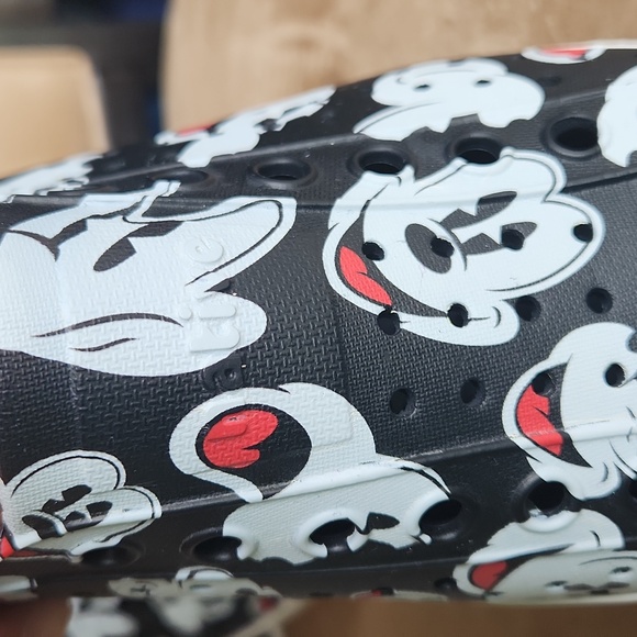 Disney Parks Native Mickey Mouse black and white slip on shoes size M5/W7 - Picture 7 of 11